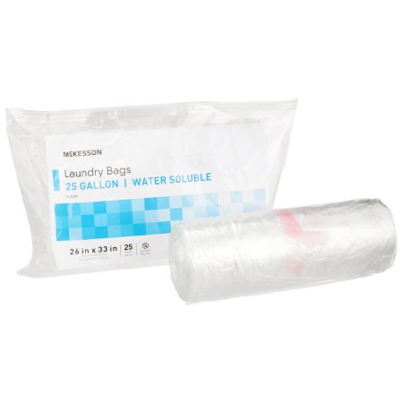 McKesson Laundry Bag McKesson Water Soluble 20 to 25 gal. Capacity 26 X 33 Inch - Pack of 25 - 03-641A-PK