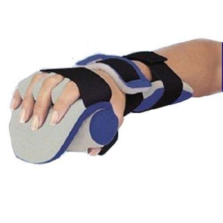 Restorative Care of America Geriatric Hand Orthosis with Finger Separators Contoured Thermoplastic Right Hand Black / Blue / Gray Small - Each - 32GHK-S-R-EA