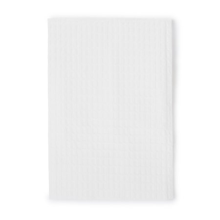 McKesson Dental Bib McKesson 13-1/2 X 18 Inch White NonSterile - Case of 500 - 143-43445-CS