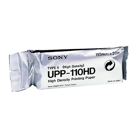 Civco Medical Instruments Media Recording Paper Sony® High Gloss Thermal Print Paper 110 mm X 20 Meter Roll Without Grid - Box of 10 - 610-072-BX