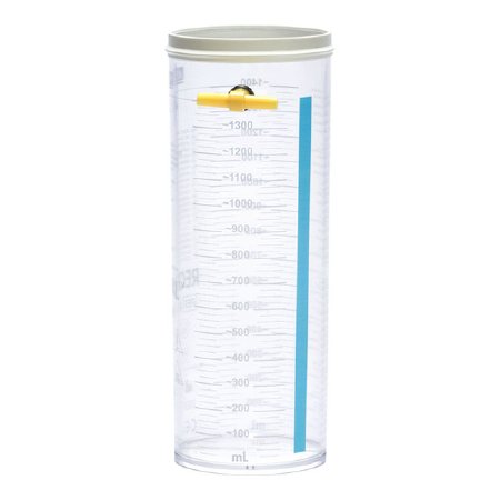 Amsino International Suction Canister Receptal® 1500 mL Pour Lid - Case of 10 - 43423-01-CS