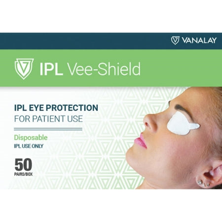 Vanalay LLC IPL Eye Protector Vee-Shield - Box of 50 - 816009-BX