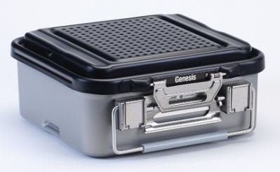 V. Mueller Sterilization Container Genesis® 4 X 8 X 12 Inch - Each - CD0-4B-BLACK-EA