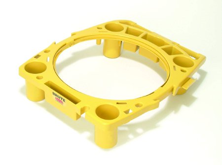 RJ Schinner Co Rim Caddy Rubbermaid® Brute® Yellow, 6-3/4 X 25-1/2 X 32-1/2 Inch - Each - FG9W8700YEL-EA