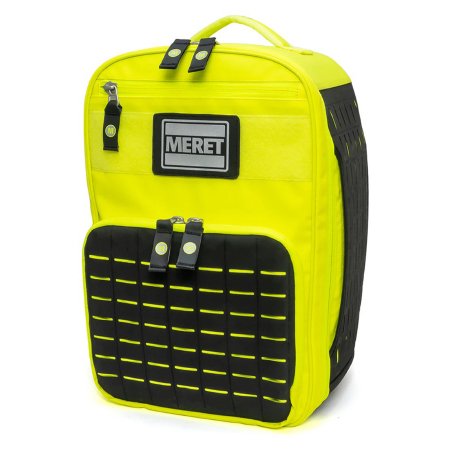 Cramer Decker Medical Inc EMS Backpack Meret V.E.R.S.A.™ PRO X Yellow Infecton Control Material 10-1/2 X 13 X 18-1/2 Inch - Each - M8127HV-EA