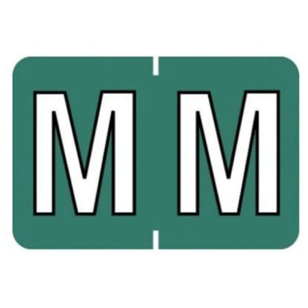Medical Arts Press Pre-Printed Label Barkley® Chart Tab Dark Green Laminated R R White Alpha Series 5 X 1-1/2 Inch - Pack of 1 - 901-34131-PK