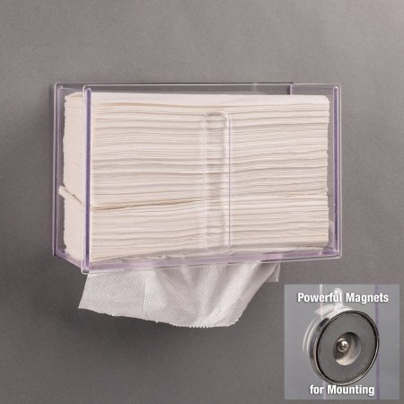 Poltex Inc Paper Towel Dispenser Poltex® Clear PETG Magnet Mount - Each - PAPRTWL-M-EA