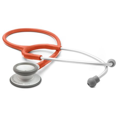 American Diagnostic Corp Clinician Stethoscope Adscope® Orange 1-Tube 21 Inch Tube Double Sided Chestpiece - Each - 619O-EA