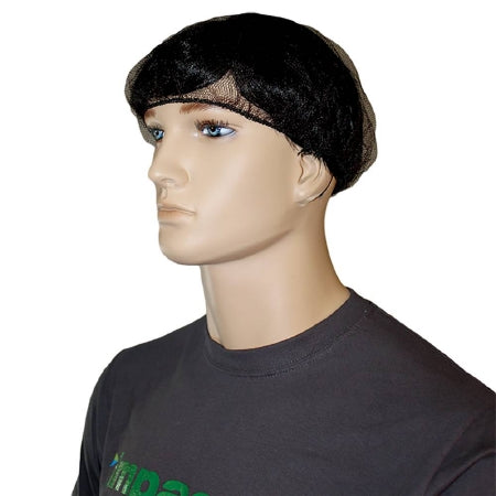 RJ Schinner Co Hair Net Malt by Impact® Brown One Size Fits Most - Case of 1000 - MC-21-1000BR-CS