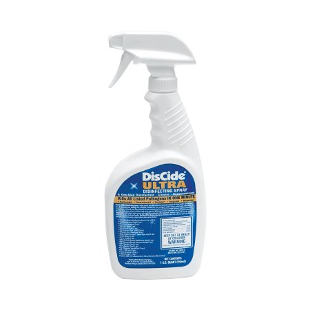 Palmero DisCide® Ultra Surface Disinfectant Cleaner Quaternary Based Pump Spray Liquid 1 Quart Bottle Herbal Scent NonSterile - Each - 3565Q-EA