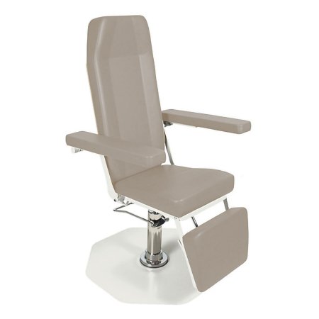 UMF Medical Blood Drawing Chair Model 8675 Hinged Arms Sand Gray - Each - 8675-EA