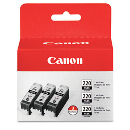 Canon® 2945B004 (PGI-220) Ink, Black, 3/Pack - Pack of 1 - CNM-2945B004-PK