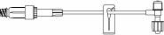 B. Braun IV Extension Set Needle-Free Port Small Bore 5-1/2 Inch Tubing Without Filter - Case of 100 - 473439-CS