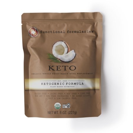 Nutritionals Medicinals Oral Supplement Keto Peptide Flavored Liquid 8 oz. Pouch - Case of 24 - KEWS124-CS