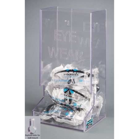 Poltex Inc Eyewear Dispenser Wall Mount Clear 7 X 8.3 X 15.6 Inch PETG Plastic - Each - BULKEYE-W-EA