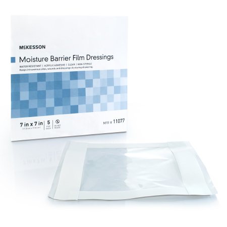 McKesson IV Site Barrier Protector McKesson 7 X 7 Inch - Pack of 5 - 11077-PK
