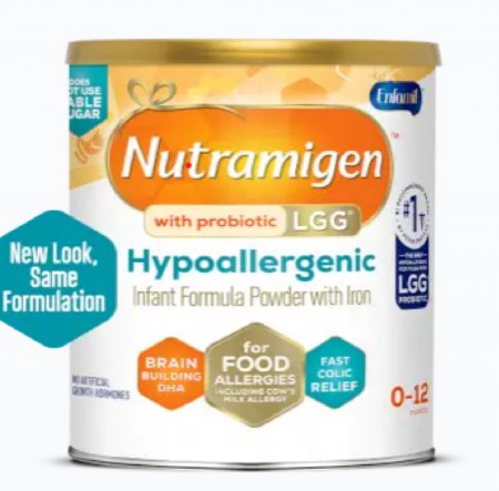 Mead Johnson Infant Formula Nutramigen® with Probiotic LGG® 12.6 oz. Can Powder Iron Cow's Milk Allergy - Case of 6 - 897302-CS