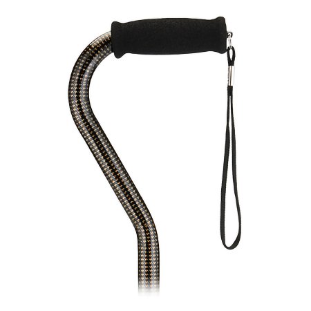 Nova Ortho-Med Offset Cane Nova Aluminum 30 to 39 Inch Height Houndstooth Print - Case of 12 - 1070HT-CS