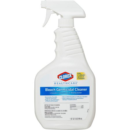 RJ Schinner Co Clorox Healthcare® Bleach Surface Disinfectant Cleaner Germicidal Pump Spray Liquid 32 oz. Bottle Fruity Floral Bleach Scent NonSterile - Case of 6 - 68970-CS