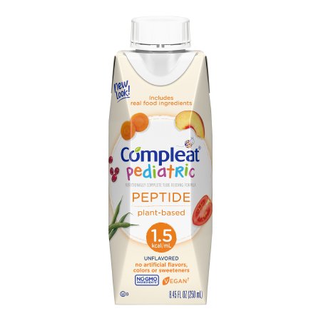 Nestle Healthcare Nutrition Pediatric Oral Supplement Compleat® Peptide 1.5 8.45 oz. Carton Liquid Plant and Peptide Based - Case of 24 - 4390013135-CS