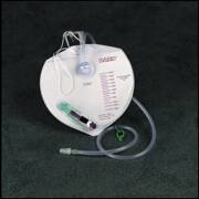 Bard Urinary Meter Bag Bard® IC Anti-Reflux Valve Sterile 350 mL Vinyl - Case of 10 - 153214A-CS