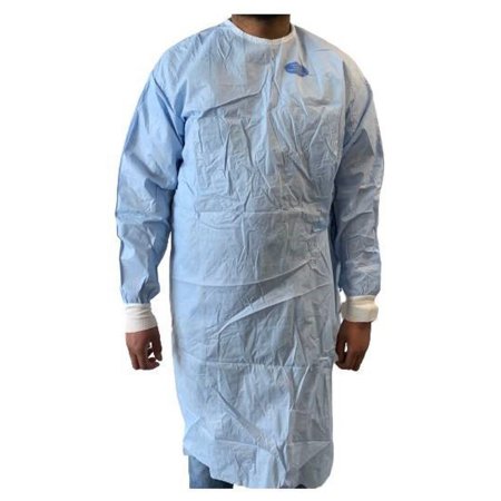 C-Core Medical Surgical Gown X-Large Blue Sterile AAMI Level 4 Disposable - Box of 44 - 40131-BX