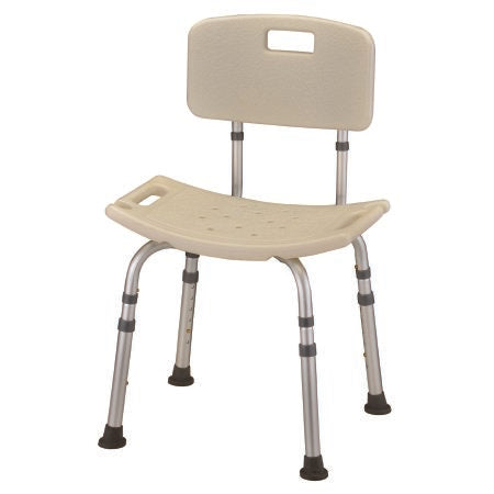 Nova Ortho-Med Shower Chair Without Arms Removable Backrest 20 Inch Seat Width 300 lbs. Weight Capacity - Case of 2 - 9101-R-CS