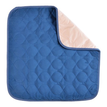 Nova Ortho-Med Reusable Underpad Ultra 21 X 22 Inch Polyester / Rayon Light Absorbency - Case of 24 - UP-2122BL-CS