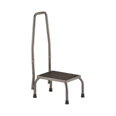 Nova Ortho-Med Step Stool with Handrail 1 Step Steel Frame 9-1/4 Inch Step Height - Case of 2 - 6066-CS