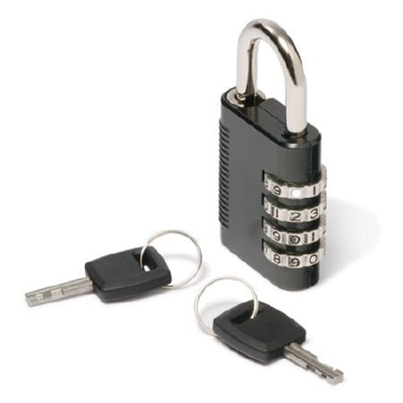 Market Lab Inc Combination Paddle Lock Silver / Gray Steel Universal - Each - 15693-EA