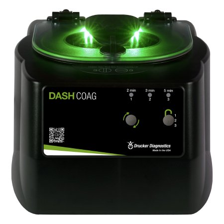 Drucker STAT Centrifuge DASH Coag 12 Place Fixed Angle Rotor 6,600 RPM Max Speed, 4,400xG Max RCF - Each - 00-676-009-000-EA