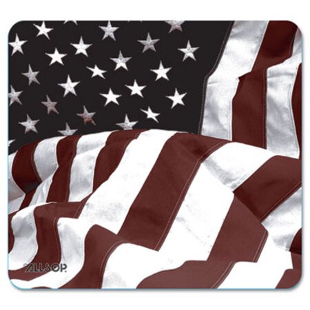 Allsop® Naturesmart Mouse Pad, 8.5 x 8, American Flag Design - Each - ASP-29302-EA