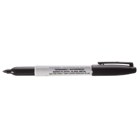 Thermo Scientific Nalge Lab Marker Nalgene™ Black Ink Cap - Case of 12 - 6311-0010-CS