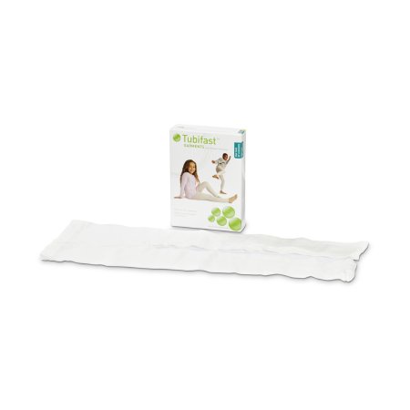Molnlycke Tubular Retainer Dressing Tubifast® Garment Legging Viscose / Polyamide / Elastane Size 8 to 11 Years White Leg NonSterile - Box of 6 - 992015-BX