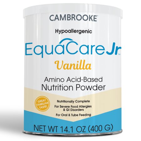 Cambrooke Therapeutics Pediatric Oral Supplement EquaCare Jr™ 14.1 oz. Can Powder Amino Acid Food Allergies - Case of 6 - 48102-CS