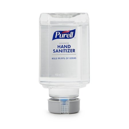 GOJO Hand Sanitizer Purell® Advanced 450 mL Ethyl Alcohol Gel Dispenser Refill Bottle - Case of 6 - 4450-06-CS