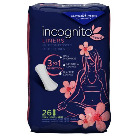 First Quality Panty Liner incognito® by Prevail Light Absorbency - Case of 156 - PVH-626-CS