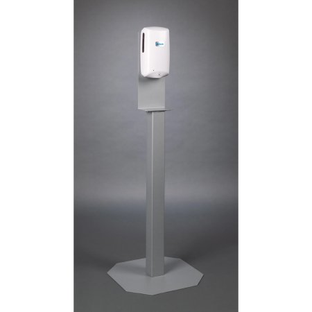 Poltex Inc Touch Free Hand Sanitizer Poltex Floor Standing Clear 17 X 6-1/2 Inch Powder Coated Steel - Each - TFSTAND-3STL-TF-EA