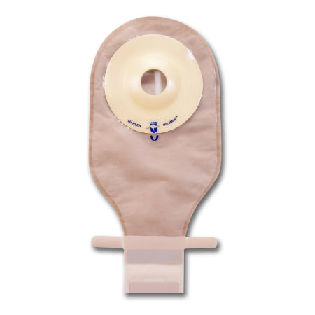 Marlen Manufacturing Ostomy Pouch UltraMax™ One-Piece System 9 Inch Length Drainable Convex Light, Pre-Cut - Box of 5 - 53522-BX