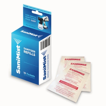 Allison Medical Inc SaniMist Surface Disinfectant Quaternary Based Powder Concentrate 21 oz. Individual Packet NonSterile - Box of 25 - 950-1041-BX