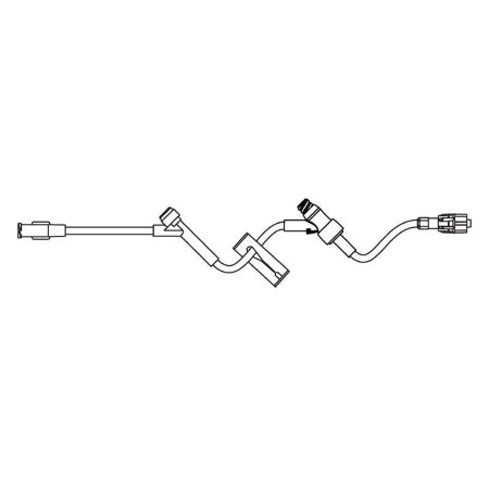 B. Braun IV Extension Set SafeLine* Needle-Free Port Standard Bore Without Filter Sterile - Case of 50 - 352633-CS