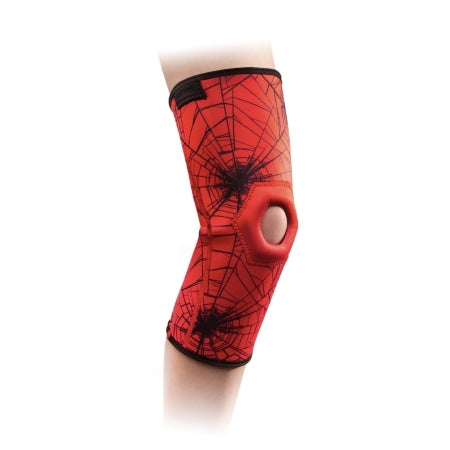 DJO Knee Support DonJoy® Advantage Kid's Patella Knee Sleeve Featuring Marvel Pediatric Pull-On 11 to 12 Inch Knee Circumference Left or Right Knee - Each - DA191KS01-SPI-PED-EA