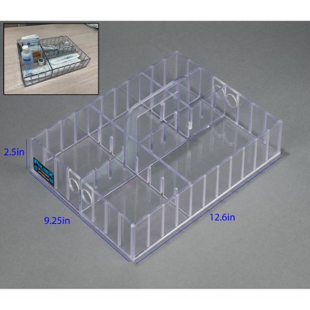 Poltex Inc Vaccine / Procedure Caddy Poltex® 2-1/2 X 9-1/4 X 12.6 Inch Polycarbonate - Each - VAXCADS-EA