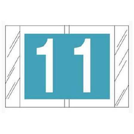 Tabbies Index Tab COL'R'TAB® 1 X 1-1/2 Inch 11 - Roll of 500 - 11001-RL