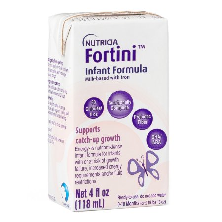Nutricia North America Infant Formula Fortini™ 4 oz. Carton Liquid Calories Failure to Thrive - Case of 30 - 161212-CS