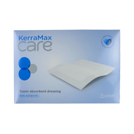3M Systagenix/KCI Super Absorbent Dressing KerraMax Care® 8 X 9 Inch Rectangle - Case of 380 - PRD500-240-CS