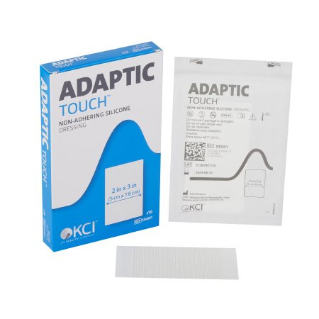 3M Systagenix/KCI Wound Contact Layer Dressing 3M™ Adaptic™ Touch Rectangle Sterile - CT/10 - 500501-CT