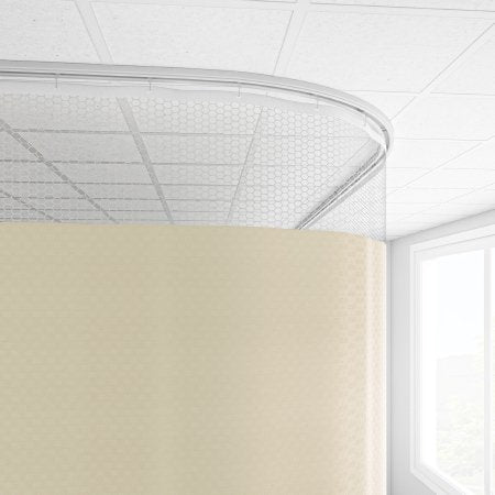 Imperial Fastener Company Cubicle Curtain 20 Inch Mesh 216 Inch Width 80 Inch Length - Each - 80X216SUMOAT-EA