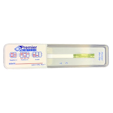 Premier Biotech Drugs of Abuse Test Kit Premier Bio-Dip Single Drug Ecstasy (MDMA) Urine Sample 10 Tests CLIA Waived - Box of 10 - PDA-MDMA-10-BX