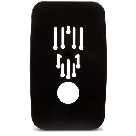 GOJO Wall Plate And MESSENGER™ Dispenser Station TRUE FIT™ Graphite - Case of 18 - 2181-GPH-18-CS